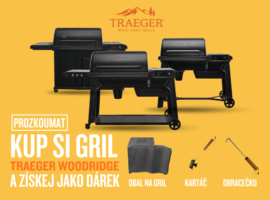 Peletové grily Traeger - dárek zdarma